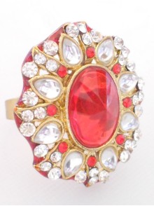 Kundan Finger Ring